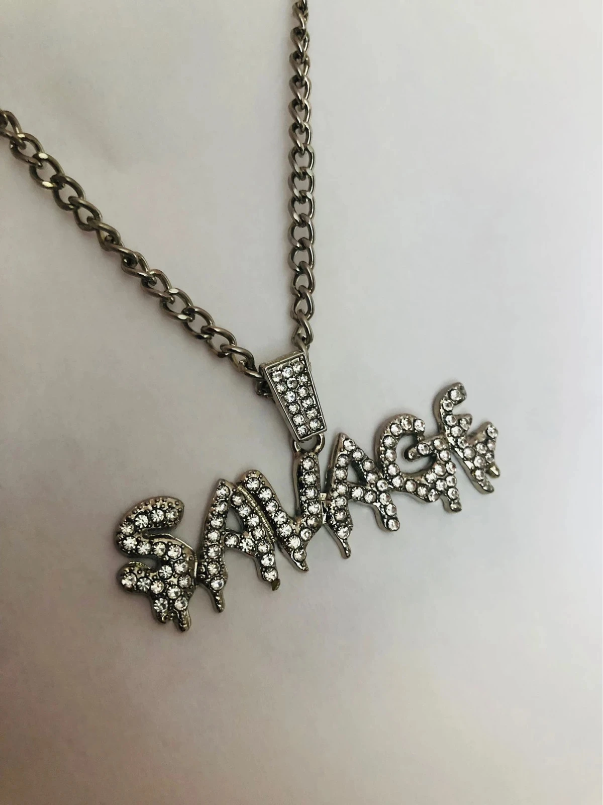 Collier SAVAGE strass
